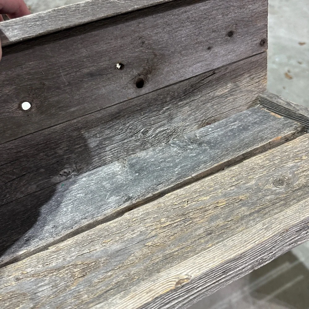 Reclaimed Barnwood Shelves